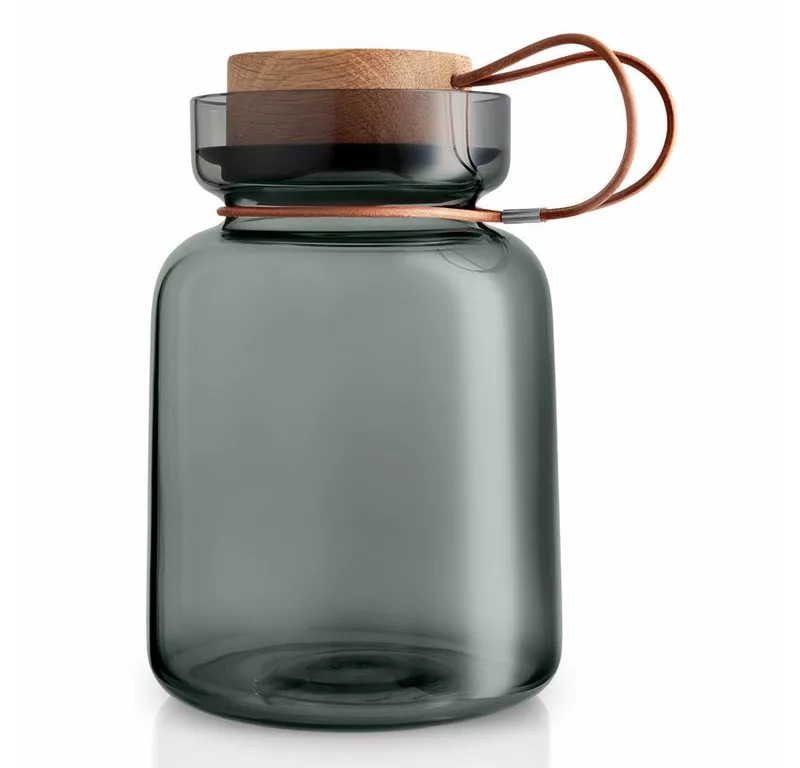 Nordic Kitchen Silhouette Voorraadpot 1,5 liter - Glas van Eva Solo in Grijs – productfoto 3 van 3