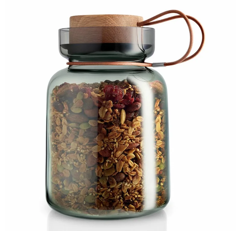 Nordic Kitchen Silhouette Voorraadpot 1,5 liter - Glas van Eva Solo in Grijs – productfoto 2 van 3
