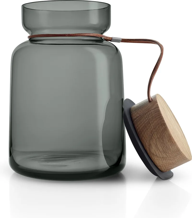 Nordic Kitchen Silhouette Voorraadpot 2 liter - Glas de Eva Solo en Gris – photo produit