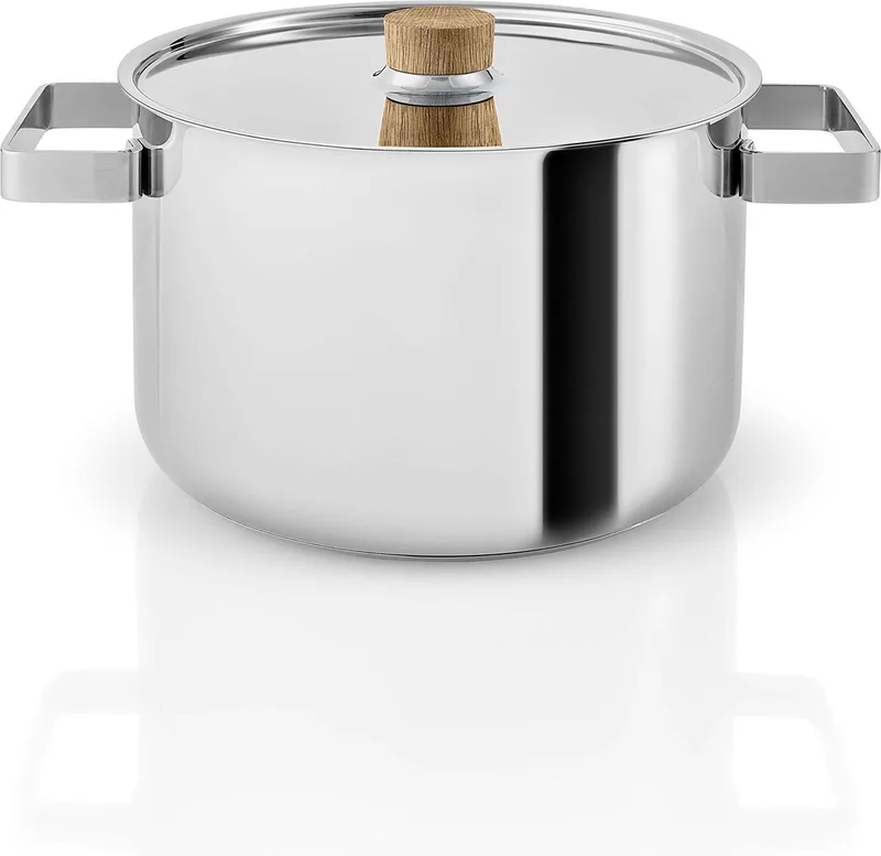 Nordic Kitchen Stainless Steel Non-Stick Kookpan Ø 21.3 cm 4.0 Liter - Roestvast Staal by Eva Solo in Silver – product photo
