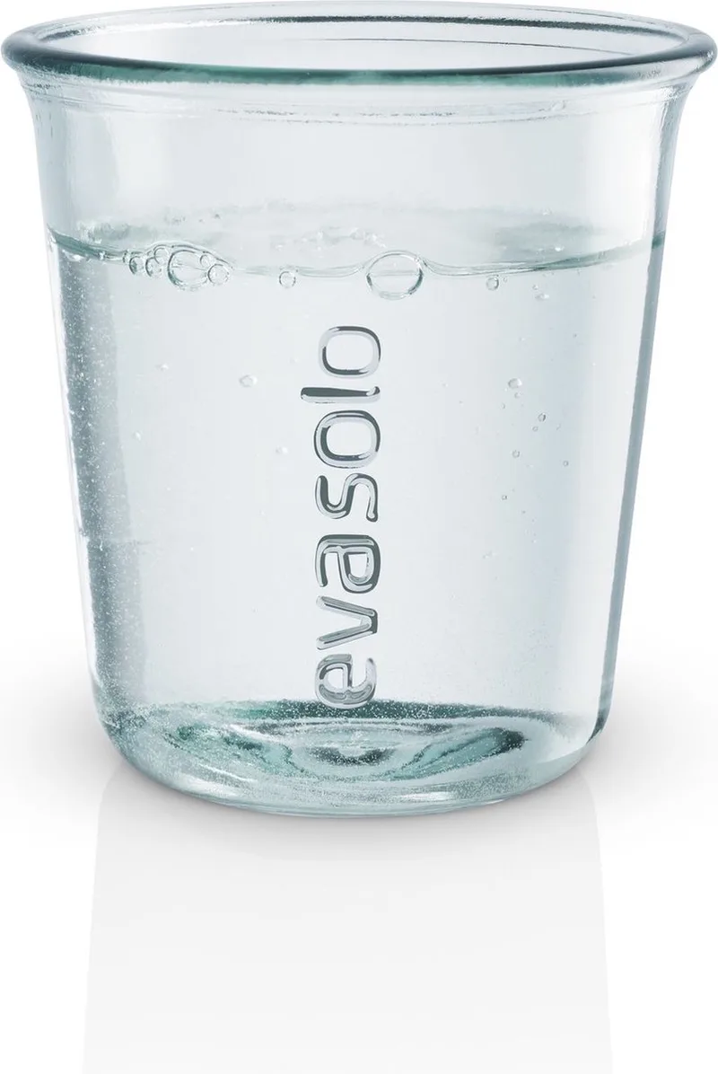 Recycled Glas Bekers 250 ml Set van 4 Stuks - Gerecycled Glas von Eva Solo in Transparent – Produktfoto