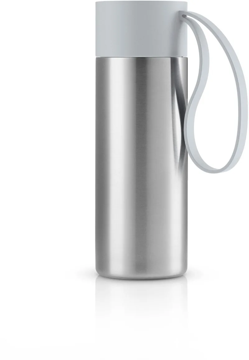 vacuüm beker To Go, roestvrij staal, kunststof, silicone, marmer 350 ml, 567001 by Eva Solo in Grey – product photo