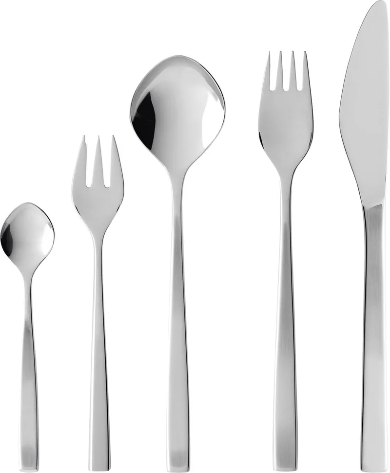 Fuga Bestekset 60 delen Mat/glanzend staal van Gense in Matte, Polished steel – productfoto
