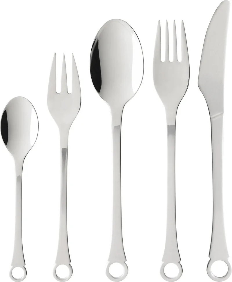 Pantry Bestekset 60 delen Mat/glanzend staal von Gense in Matte, Polished steel – Produktfoto