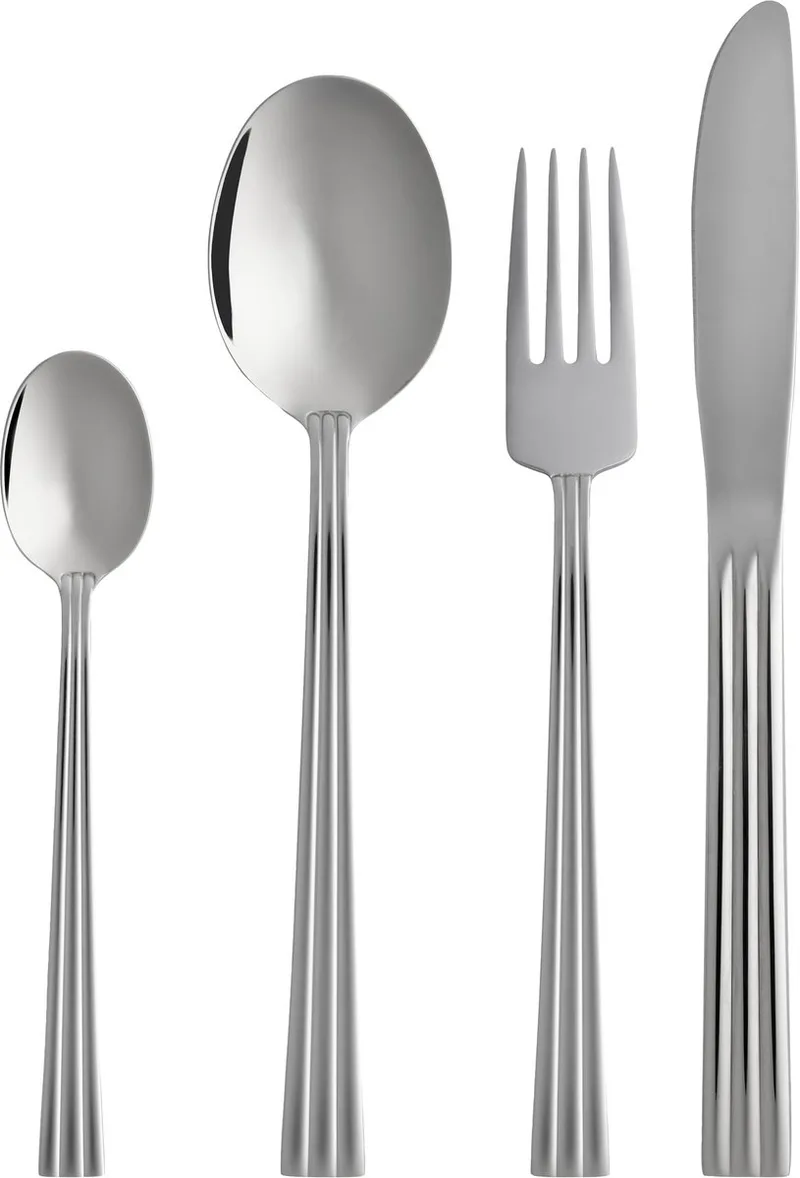 Thebe Edition 2024 Bestekset 25 x 15,7 x 19,1 cm 16 delen Glanzend staal de Gense en Polished steel – photo produit