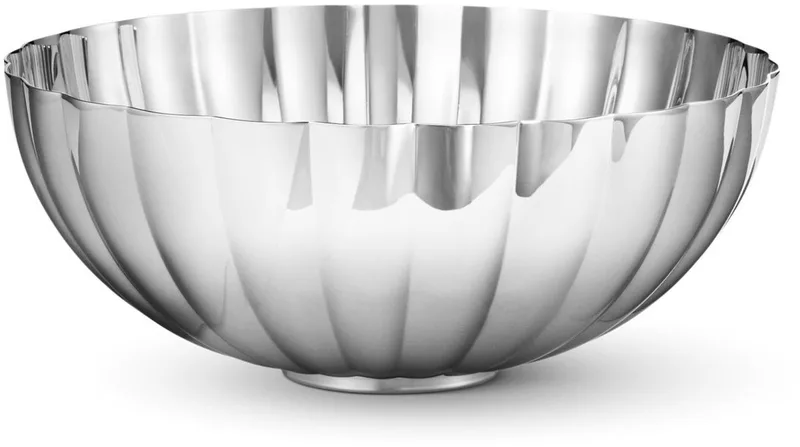 Bernadotte Schaal Medium - RVS - Ø17,5 cm von Georg Jensen in Silber – Produktfoto