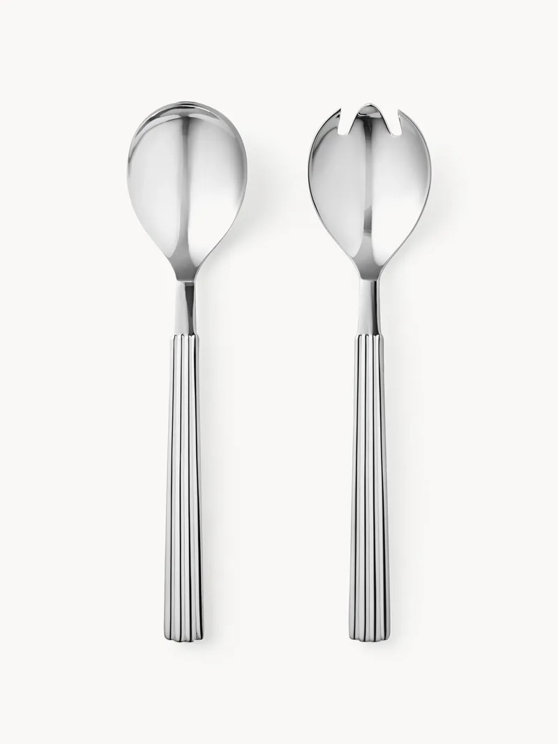 Hoogglans gepolijste saladebestek Bernadotte by Georg Jensen – product photo