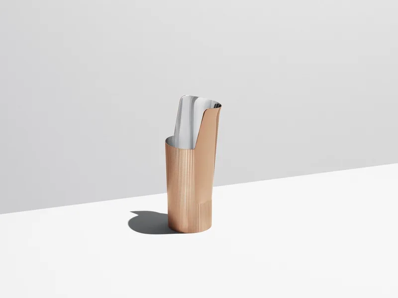 Karaf Patricia Urquiola 1 Liter Rvs Zilver/koper de Georg Jensen en Cuivre – photo produit