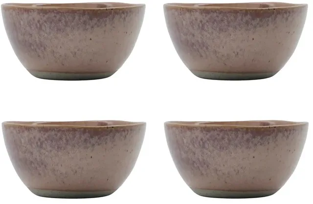 Kommen Vida Roze 12cm - 4 stuks