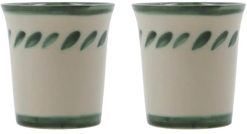Mok Diva Groen 9cm - 2 stuks by House Doctor – product photo