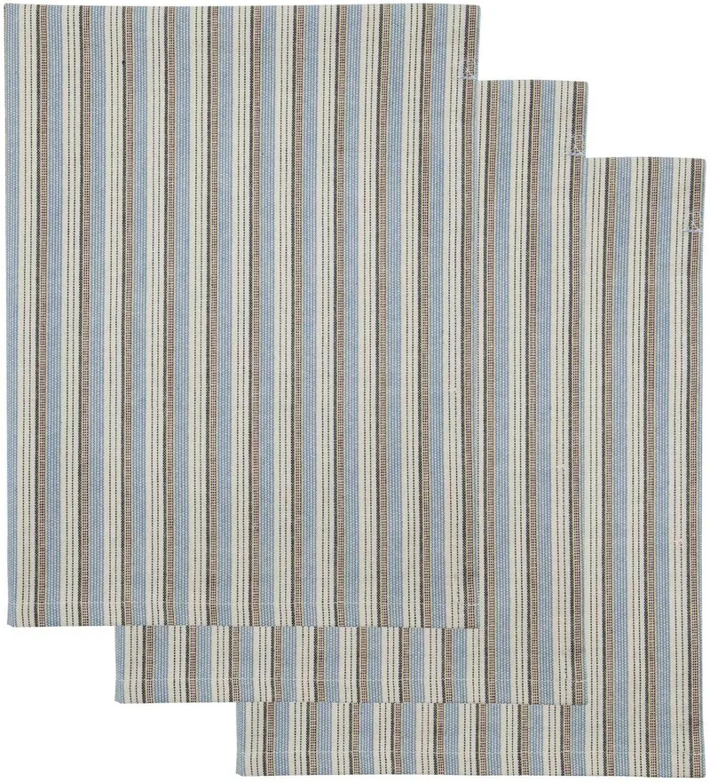Theedoek Cook Blauw Zand 75x55cm by House Doctor – product photo