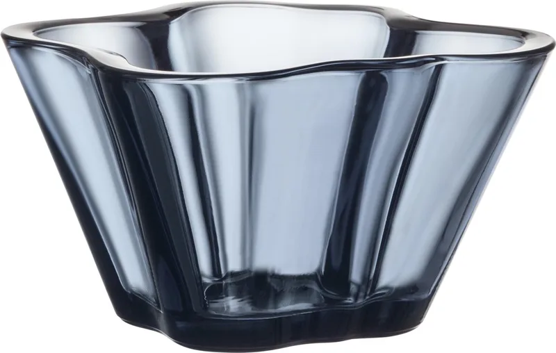 Alvar Aalto Schaal 75mm Regenblauw de Iittala en Bleu – photo produit
