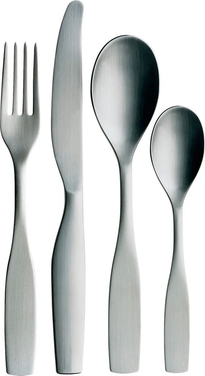 Citterio 98 Bestekset 6 persoons – Bestek 24-delig – RVS – Vaatwasserbestendig van Iittala in Zilver – productfoto