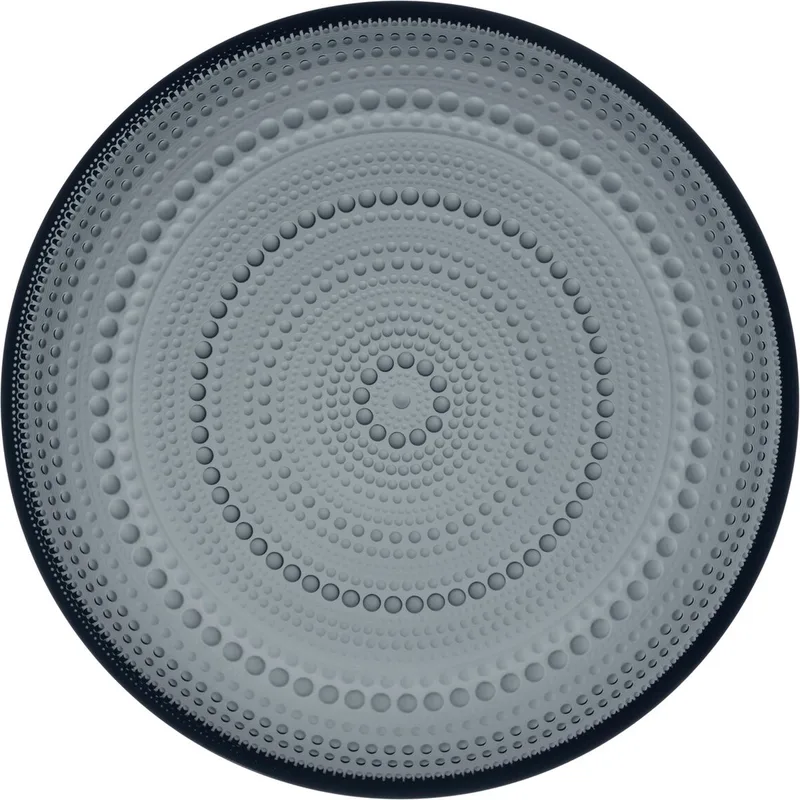 Dinerbord Kastehelmi Donkergrijs ø 25 cm de Iittala en Gris – photo produit