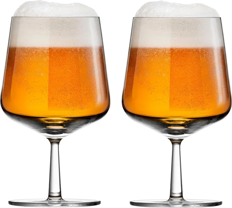 Essence - Bierglazen Speciaalbier - Bierglas op Voet - 48 cl – Set van 2 Glazen von Iittala in Transparent – Produktfoto