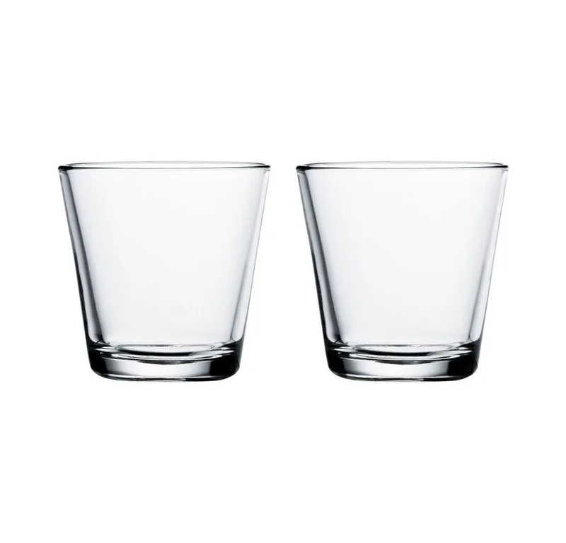 Glas Trinkglas 2er-Set 0,21 l Kartio Klar, 1-tlg., Glas, Trinkglas, Ø8cm, Glas, klar by Iittala in White – product photo 1 of 3