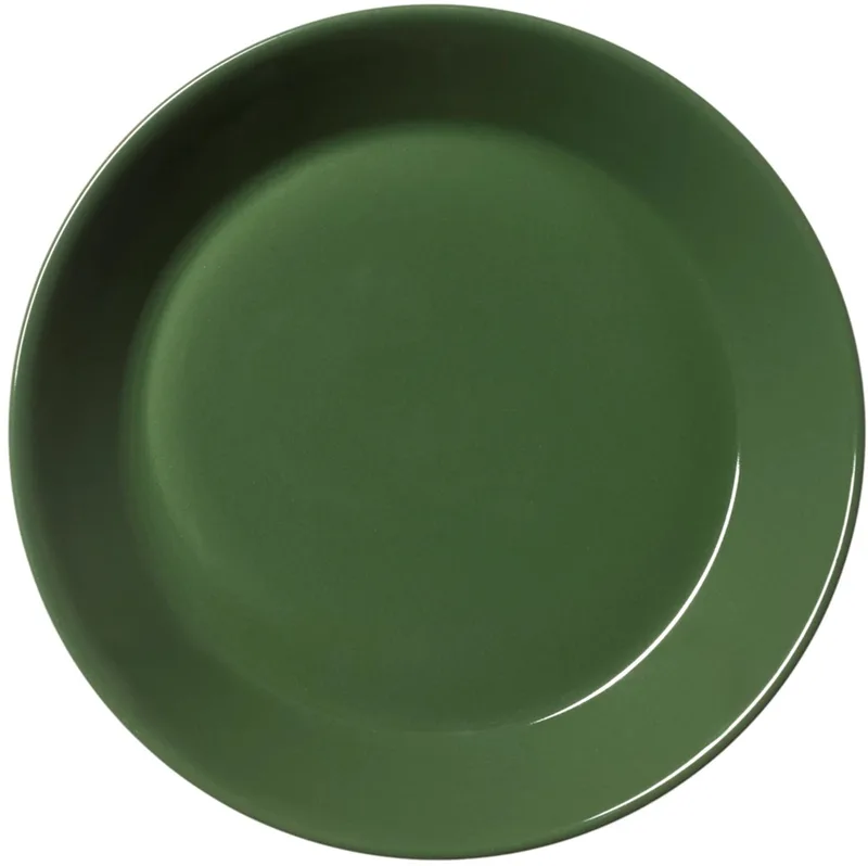 Kaj Franck Teema plat bord 17cm hunter van Iittala in Groen – productfoto