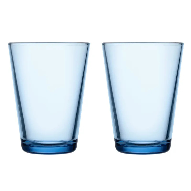 Kartio Trinkgläser 40cl 2er Pack Aqua von Iittala – Produktfoto
