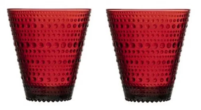 Kastehelmi Tumbler Glazen Set - Waterglas - Vaatwasbestendig - 30 cl - 2 Stuks