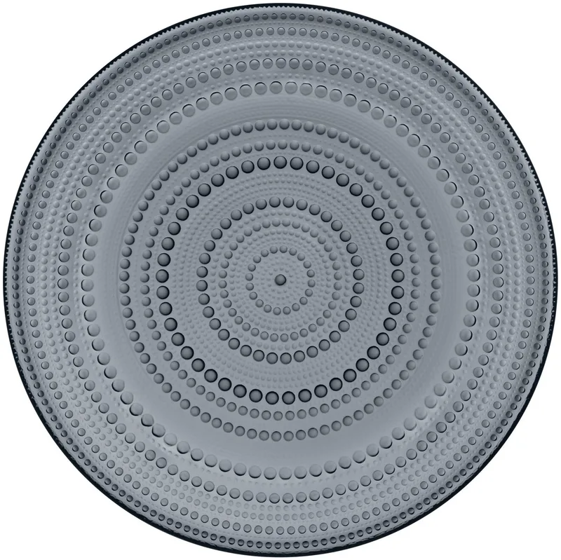 Pizzabord / Onderbord Kastehelmi Donkergrijs ø 31.5 cm de Iittala en Gris – photo produit