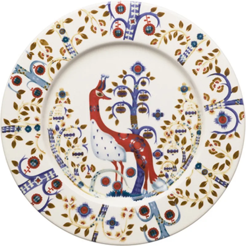 Taika - Borden - Servies Porselein - Oven- en Vaatwasserbestendig - Ø 22 cm - 1 Stuk från Iittala i Vit – produktbild