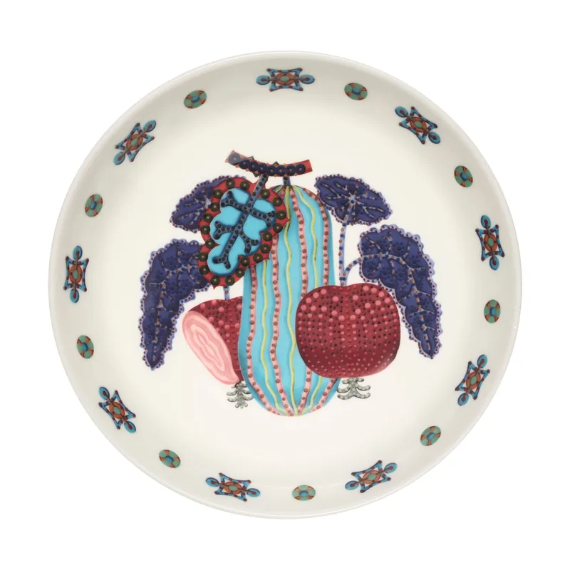 Taika Sato tiefer Teller Ø20 cm Weiß-bunt von Iittala – Produktfoto