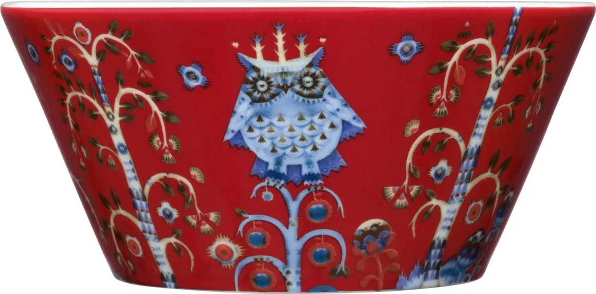 Taika Schaal - 0.6 l van Iittala in Rood – productfoto
