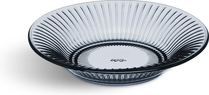 Hammershøi Glazen Schaal - 17 cm - Indigo by Kähler in Blue – product photo