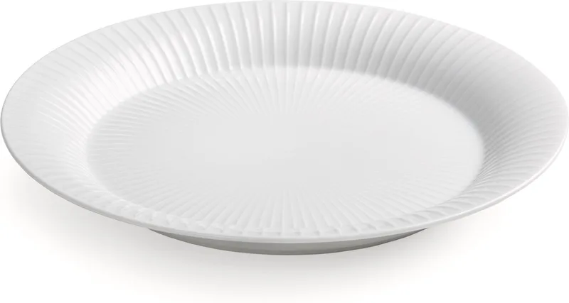 Hammershøi Ontbijtbord Ø 19 cm- Porselein by Kähler in White – product photo 1 of 5