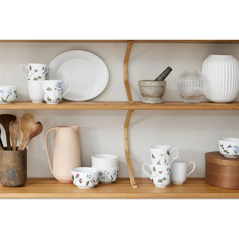Hammershøi Serveerbord - 28x22,5x2,5 cm - Porselein by Kähler in White – product photo 3 of 3