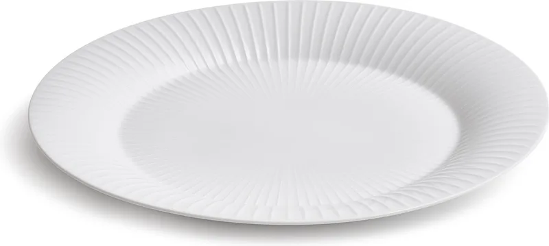Hammershøi Serveerbord - 34x27x3 cm - Porselein de Kähler en Blanc – photo produit