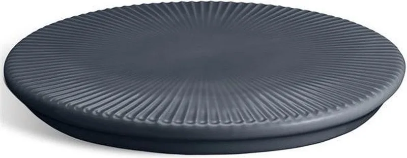 Hammershøi Serveerbord - Ø 25 cm - Keramiek van Kähler in Antraciet – productfoto