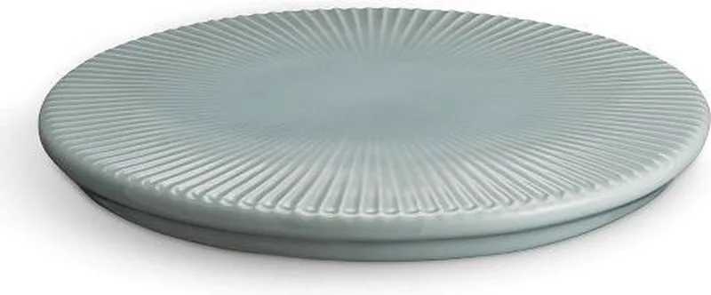 Hammershøi Serveerbord - Ø 30 cm - Keramiek - Mint de Kähler en Blanc – photo produit