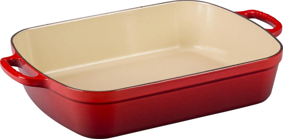 Braadslede Signature Kersenrood - 37 x 29 cm / 6.6 Liter van Le Creuset in Rood – productfoto