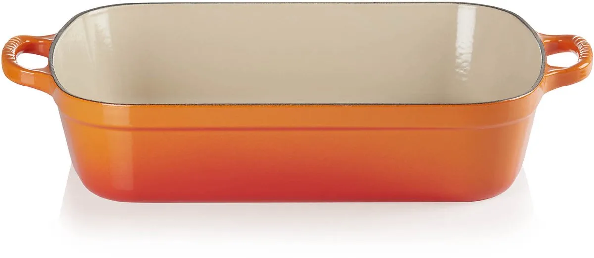 Braadslede Signature Oranjerood - 37 x 29 cm / 6.6 Liter van Le Creuset in Oranje – productfoto