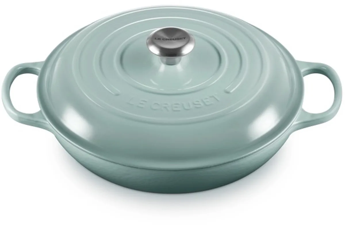 Campagnard - 30 cm - 3,5 L - Inductie van Le Creuset in Sea Salt – productfoto