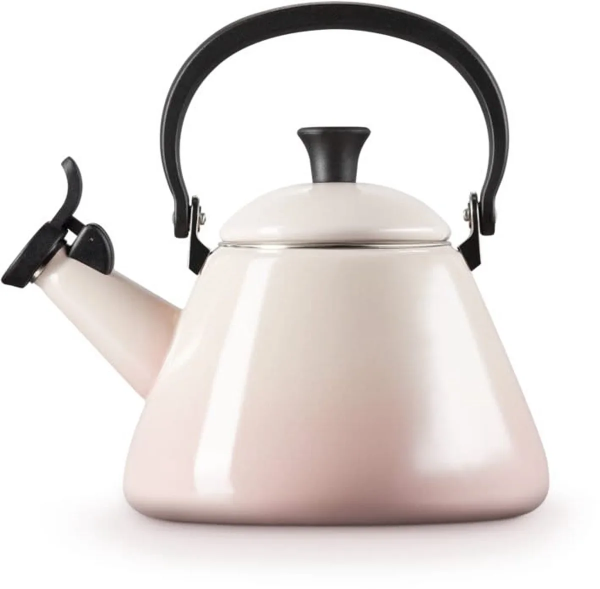 Fluitketel Kone - 1.6 liter - inductie geschikt von Le Creuset in Shell Pink – Produktfoto