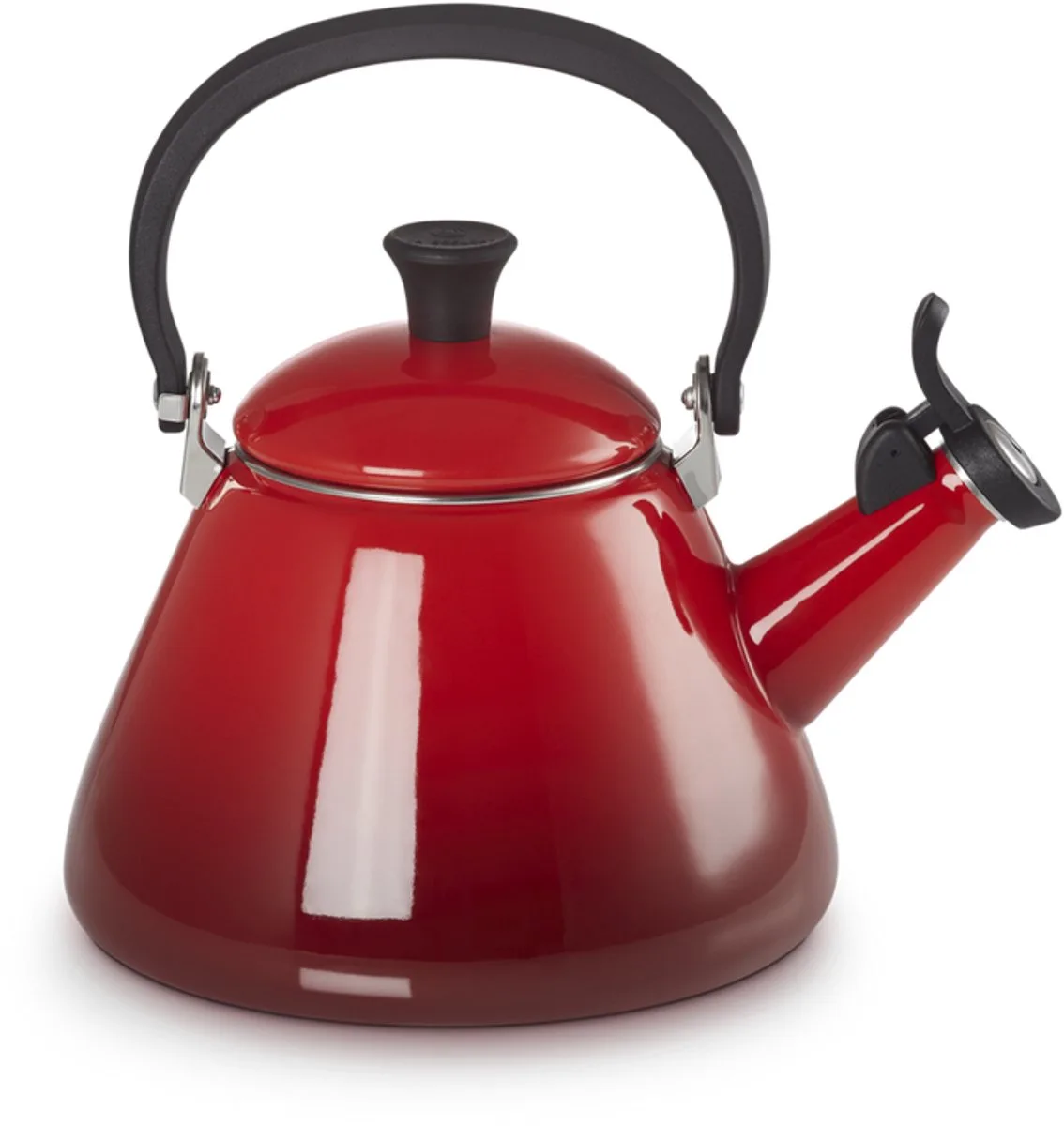 fluitketel Kone van Le Creuset in Kersenrood – productfoto