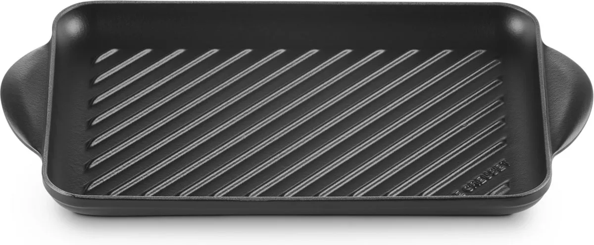 Grillplaat Tradition - 32 x 22cm de Le Creuset en Mat Zwart – photo produit