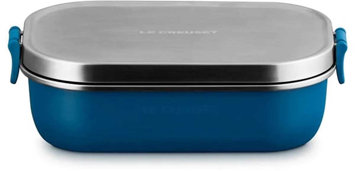 Lunchbox On The Go Deep Teal van Le Creuset in Paars – productfoto