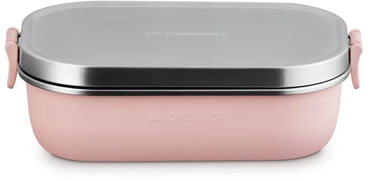 Lunchbox On The Go Shell Pink van Le Creuset in Roze – productfoto