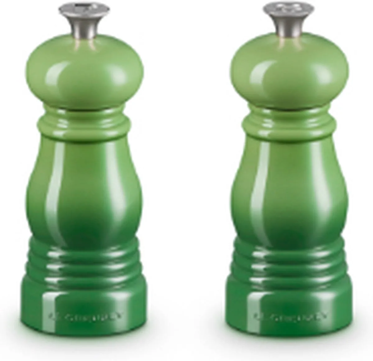 Mini Peper- en Zoutmolen - Groen 12.5 cm van Le Creuset in Bamboo – productfoto