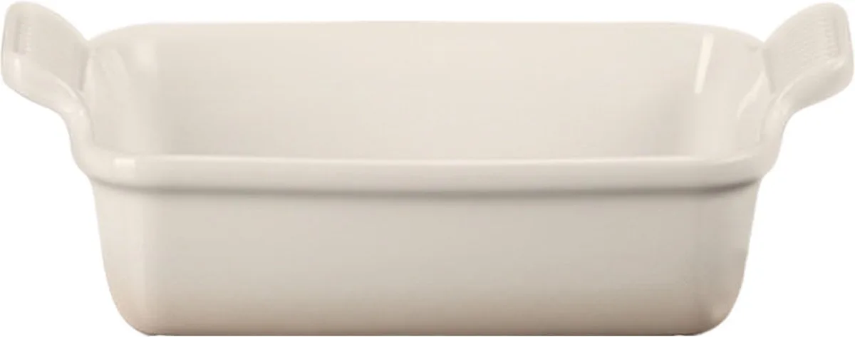 Ovenschaal 19 cm - 1,1 L - Aardewerk - Rechthoek by Le Creuset in Meringue – product photo