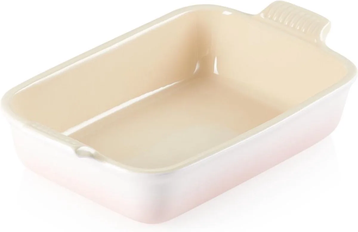 Ovenschaal 26 cm - 2,4 L - Aardewerk - Rechthoek de Le Creuset en Shell Pink – photo produit