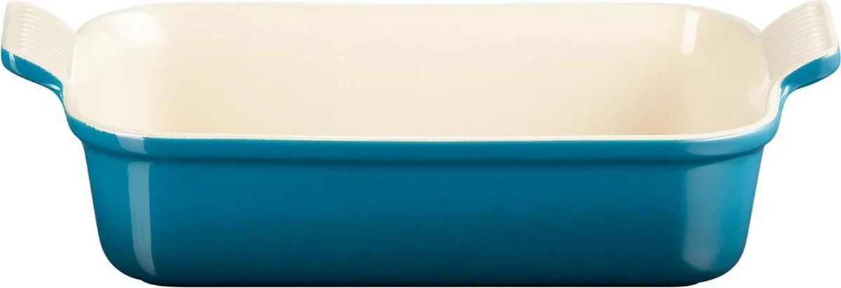 Ovenschaal Heritage - 32 x 24 cm / 4 Liter van Le Creuset in Deep Teal – productfoto