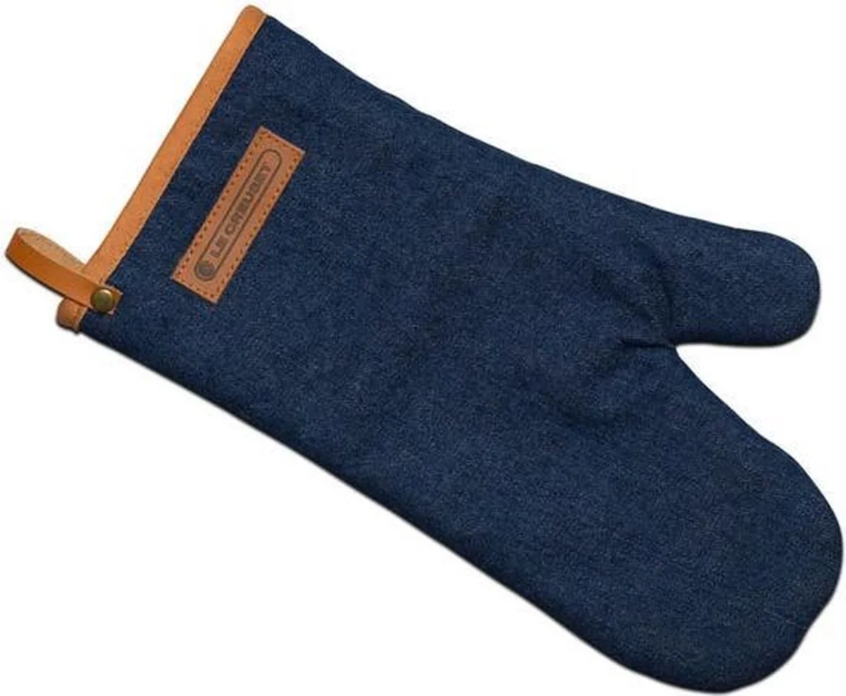 Ovenwant Denim von Le Creuset in Blau – Produktfoto