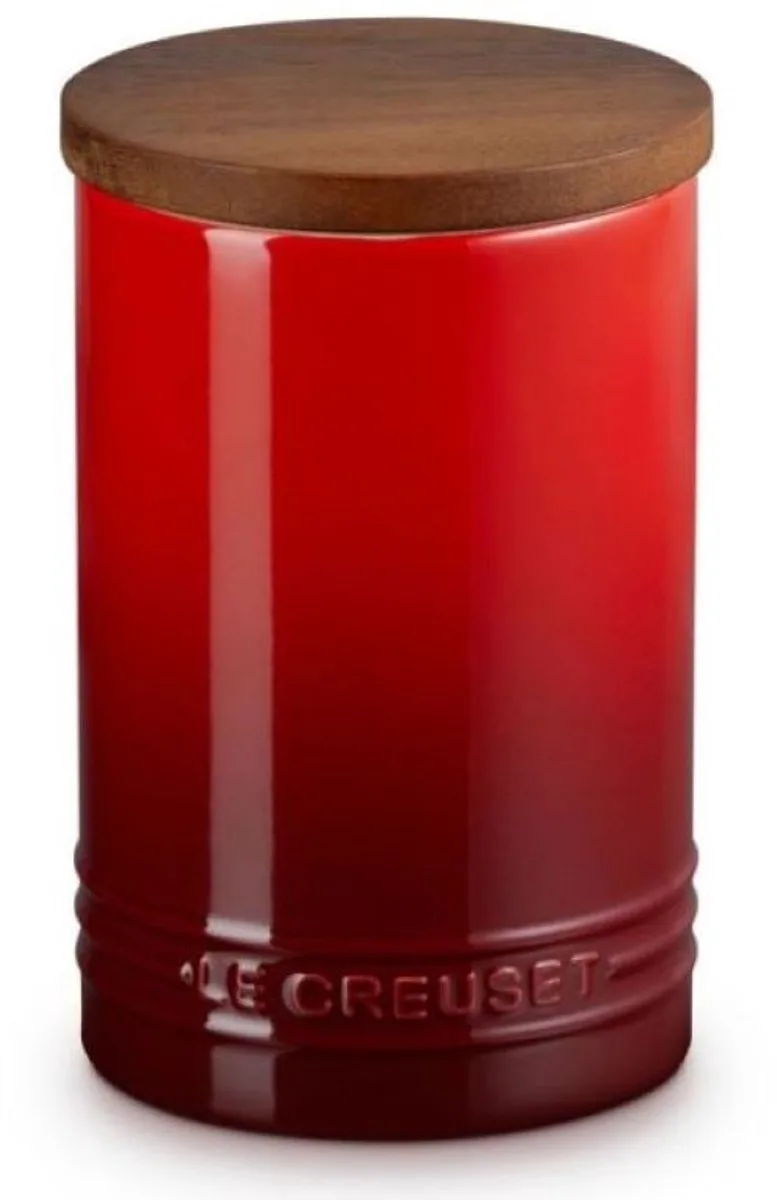 Signature Voorraadpot Met Houten Deksel 0,77 Liter de Le Creuset en Kersenrood – photo produit