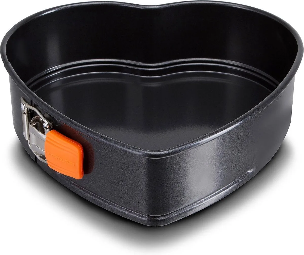 Springvorm Patiliss - Hart - 26 x 25 cm van Le Creuset in Zwart – productfoto