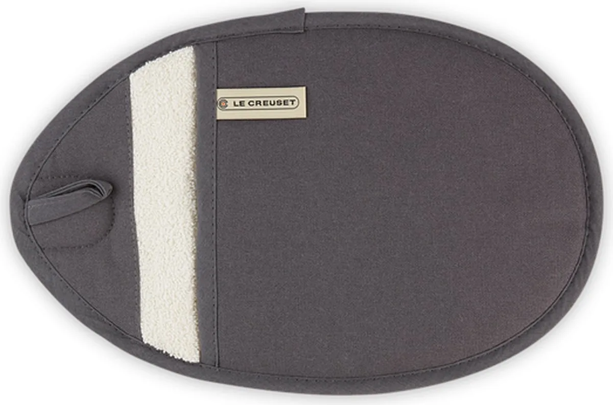 Textiel - Pannenlap Mist Grey de Le Creuset en Gris – photo produit