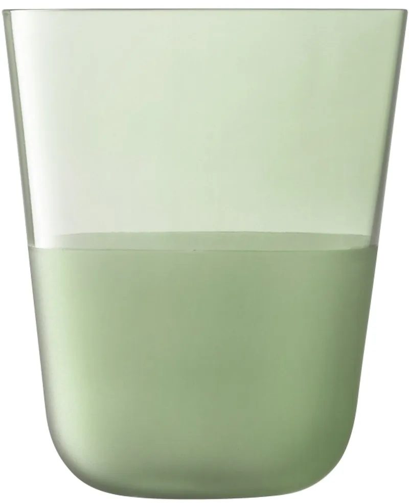 Arc Contrast Drinkglas 380 ml Set van 2 Stuks Moss - Glas by LSA International in Green – product photo